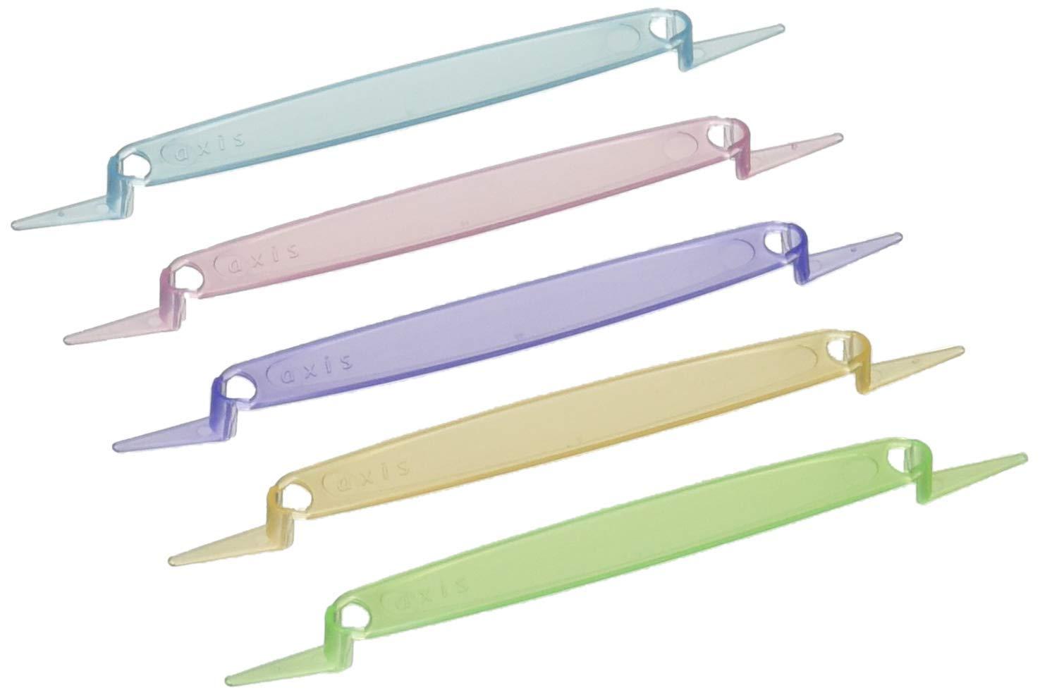 Debica 2-Hole Document Notebook Filing Paper Fastener Stopper Copy Paper 50-Sheet Thick Binding Size × 25 Rolls 063202