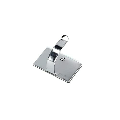 Amon Stainless Steel Cable Clips, Silver (Cable Holder, Clip, Hook) 30.0×19.5mm, 5-Pack 3425