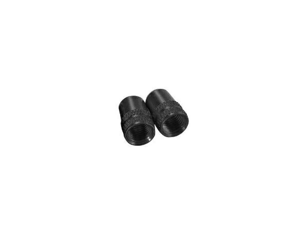 Foglia Aluminum Valve Caps, US Standard, 2-Pack, Black LY-NC-US (2PCS)