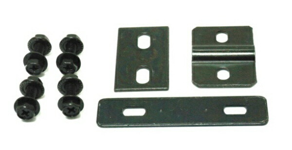 Front Basket Mounting Bracket (Unassembled) Black