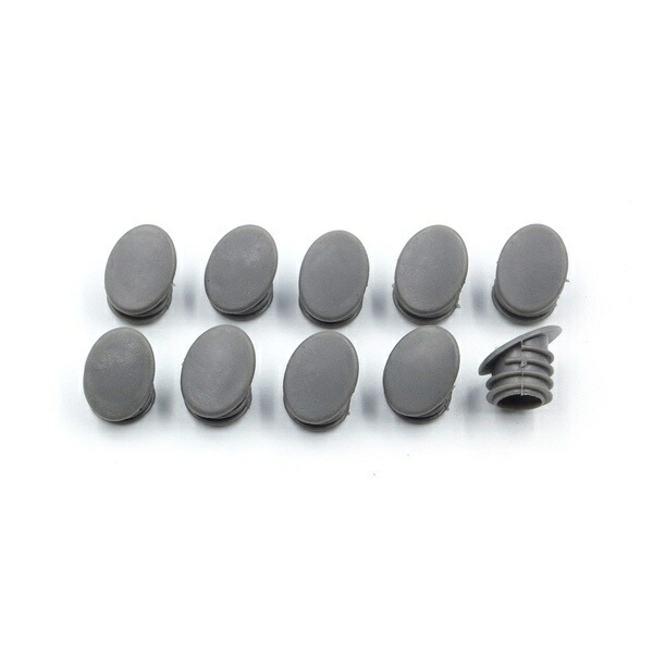 Stem Caps, 10-Pack (Large), Gray