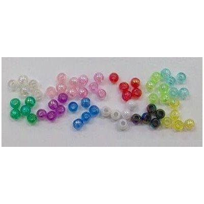 Shimamura Round Beads 200-Piece DX 4mm Aurora Clear ASH-DX4M-1