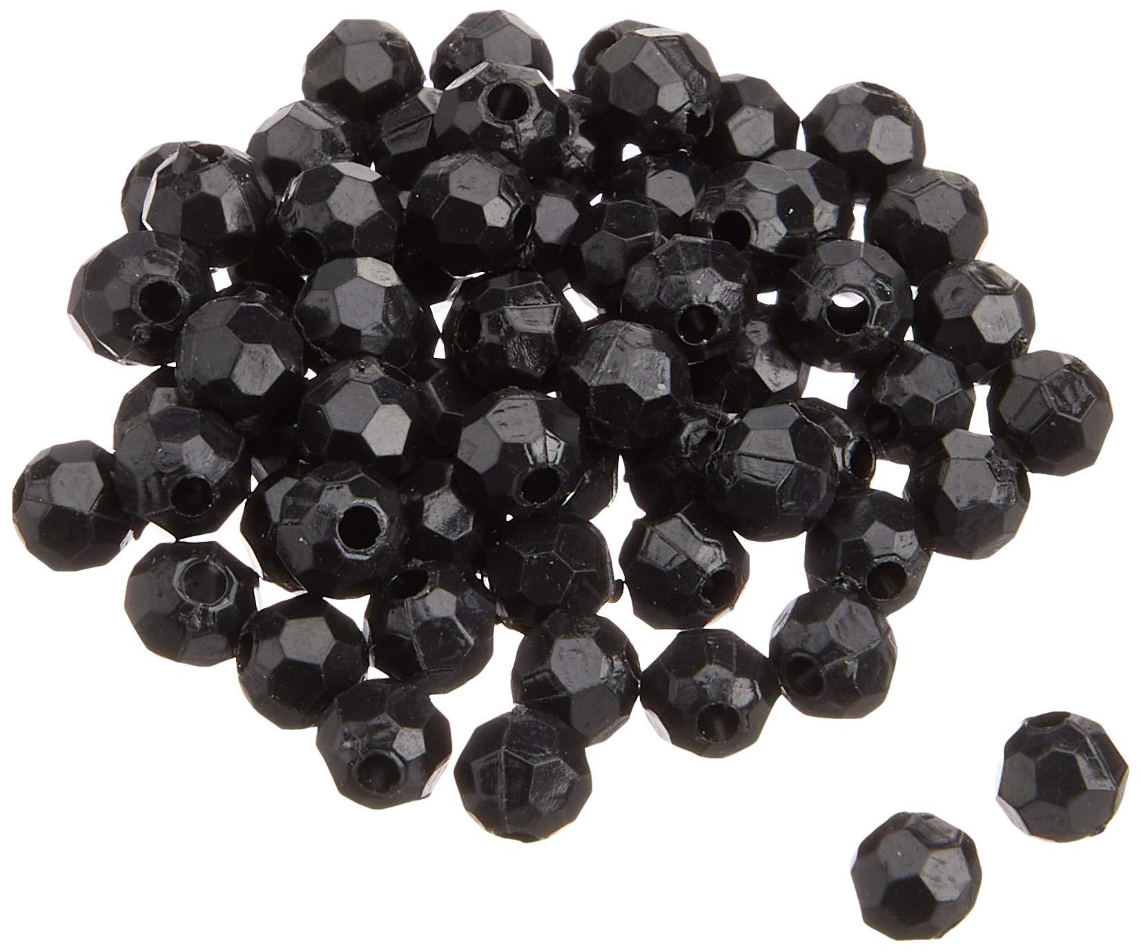 Shimamura Cut Beads 200-Piece Pack ST 6mm Black ASH-ST6C-10
