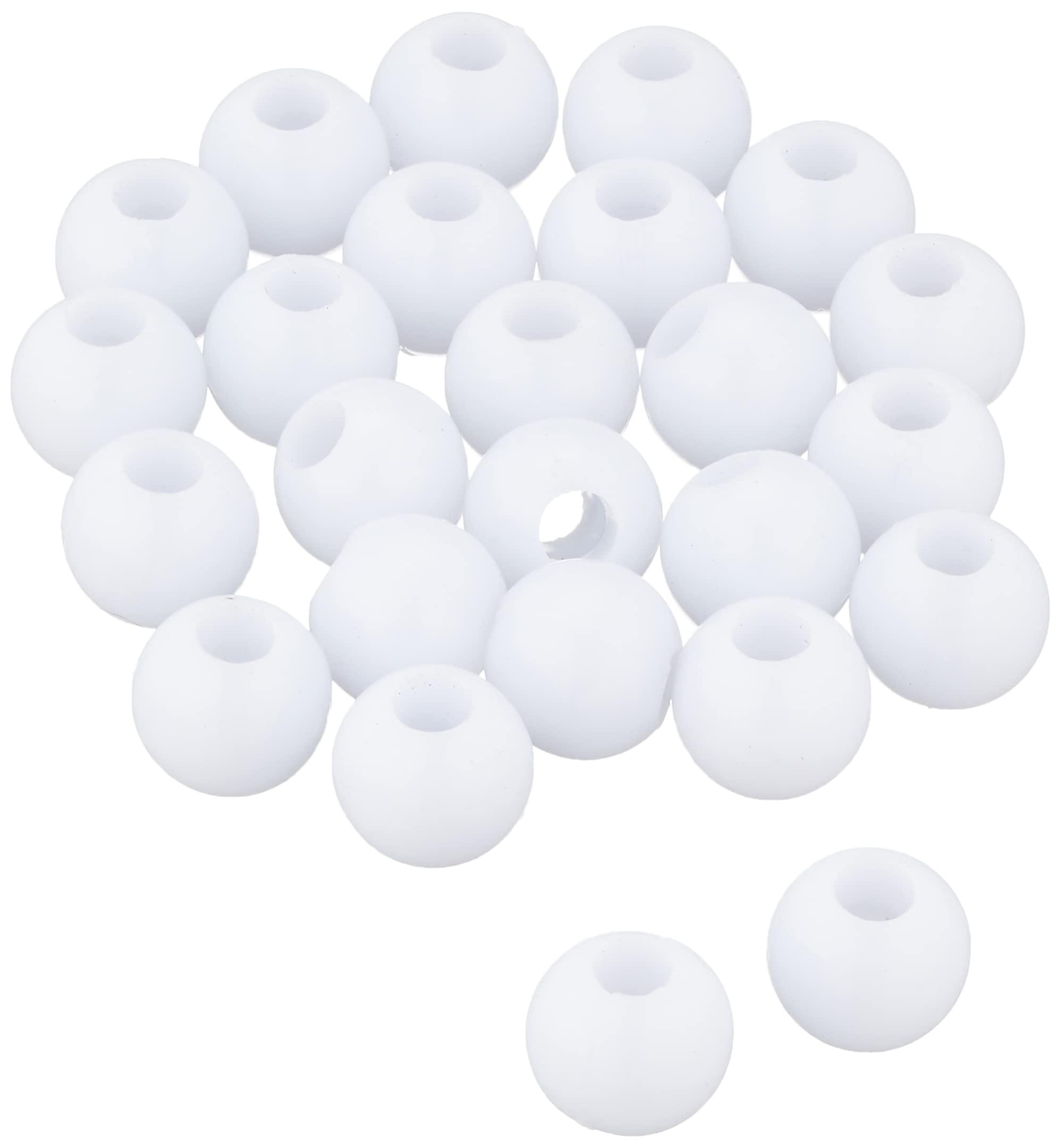 Shimamura Round Beads 200-Piece Pack ST8mm White ASH-ST8M-10