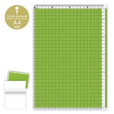 Kyoei Plastic Ruler Pad Grid A4 Green CPK-A4-G