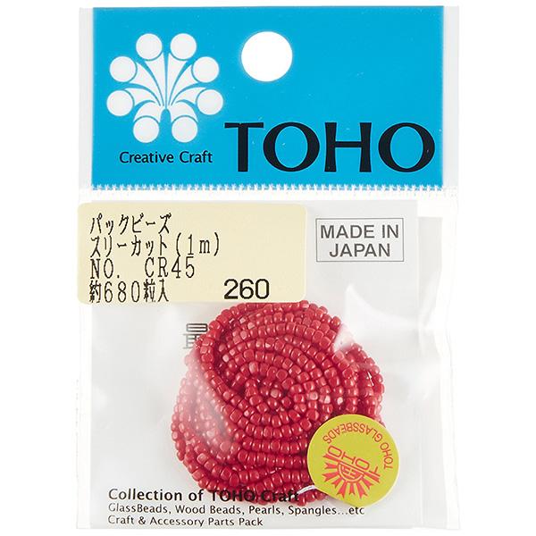 TOHO Three-Cut Beads Threading Beads Approx. 2.2mm Outer Diameter 1m Roll CR-45