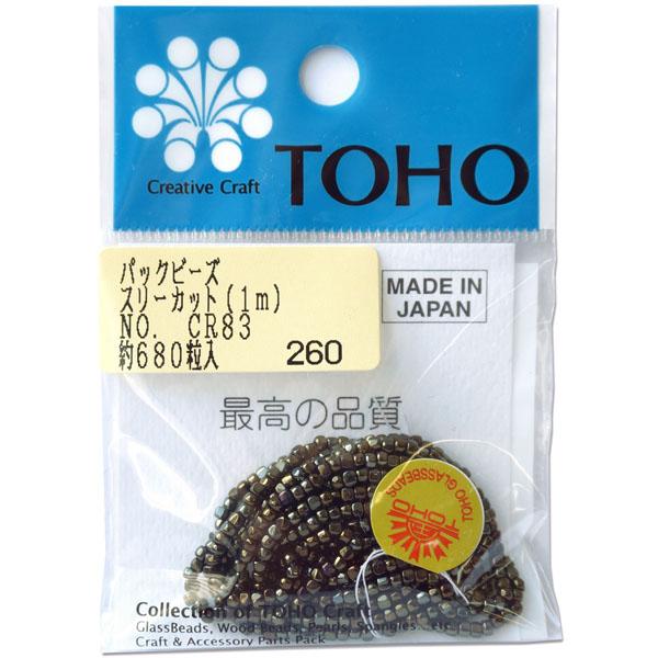 TOHO Three-Cut Beads Threading Beads Approx. 2.2mm Outer Diameter 1m Roll CR-83