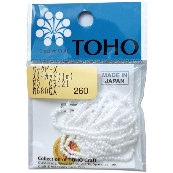 TOHO Three-Cut Beads Threading Beads Approx. 2.2mm Outer Diameter 1m Roll CR-121
