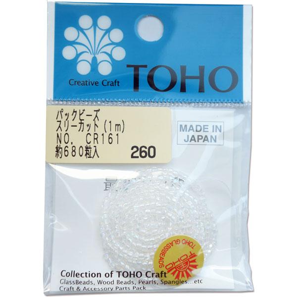 TOHO Three-Cut Beads Threading Beads Approx. 2.2mm Outer Diameter 1m Roll CR-161