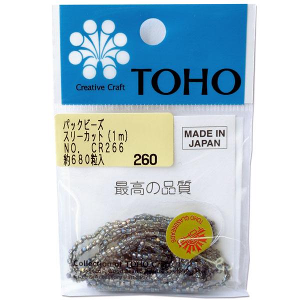 TOHO Three-Cut Beads Threading Beads Approx. 2.2mm Outer Diameter 1m Roll CR-266