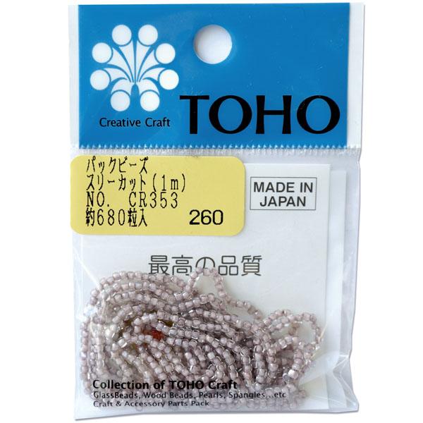 TOHO Three-Cut Beads Threading Beads Approx. 2.2mm Outer Diameter 1m Roll CR-353