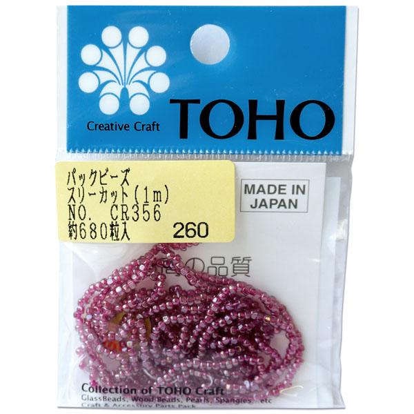 TOHO Three-Cut Beads Threading Beads Approx. 2.2mm Outer Diameter 1m Roll CR-356