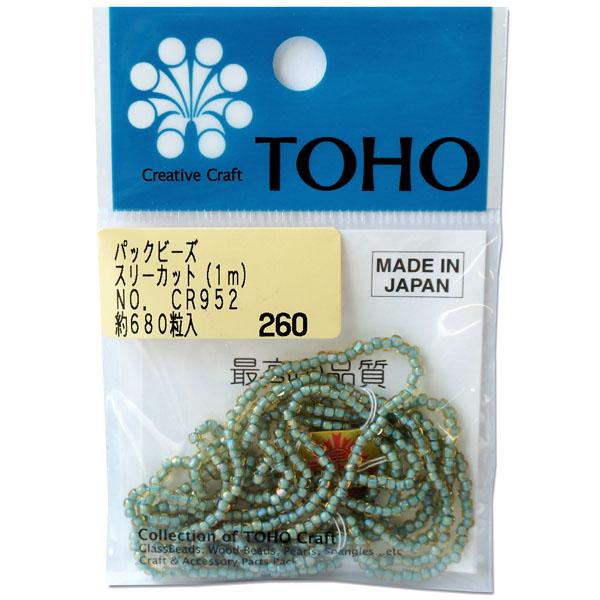 TOHO Three-Cut Beads Threading Beads Approx. 2.2mm Outer Diameter 1m Roll CR-952