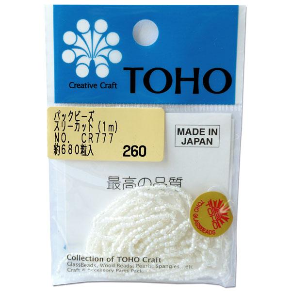 TOHO Three-Cut Beads Threading Beads Approx. 2.2mm Outer Diameter 1m Roll CR-777