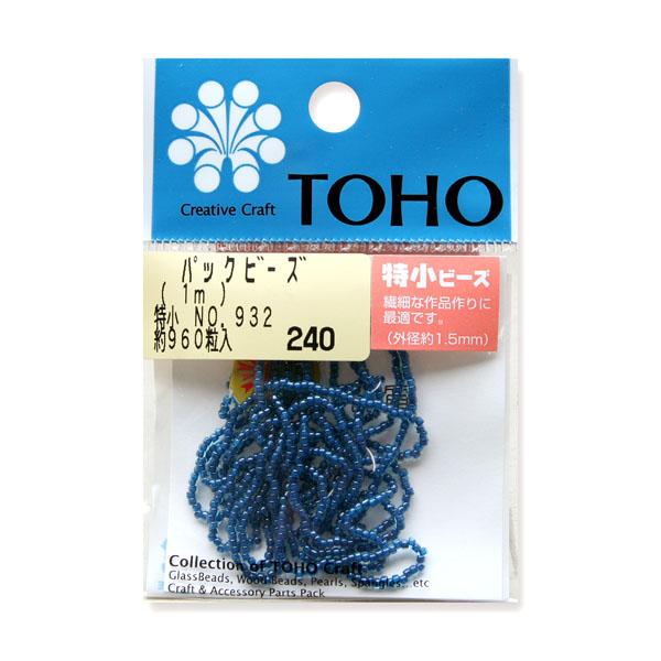 TOHO Extra Small Beads Threading Beads Approx. 1.5mm Outer Diameter 1m Roll No.932