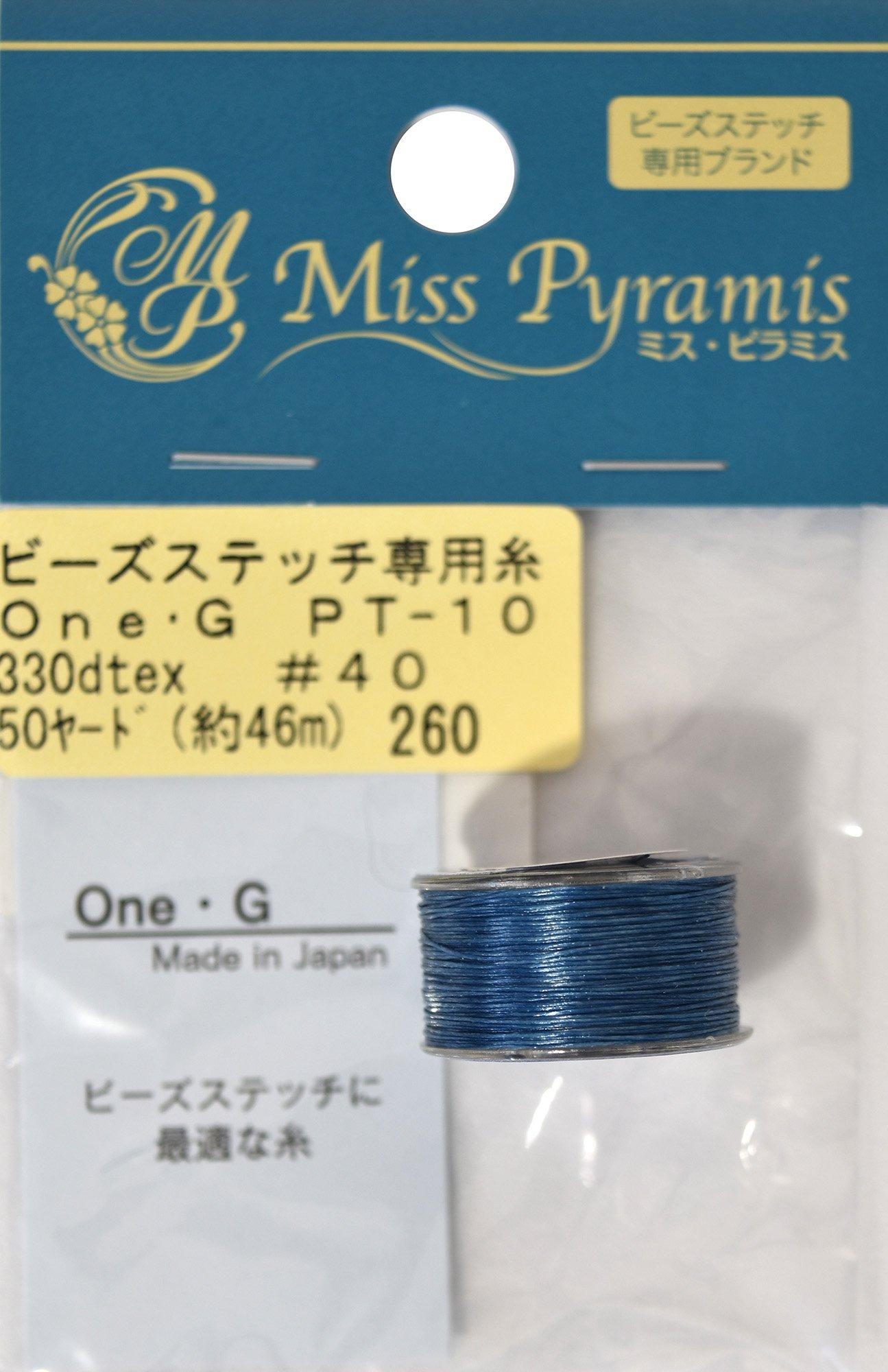 TOHO Bead Stitch Special Thread One・G #40 PT-10 Blue Approx. 46m Roll