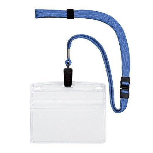 Open Kogyo Hanging Name Tag Soft Case Clip-On Style Horizontal Extra Large 1 Sheet Blank NL-21P-SBU