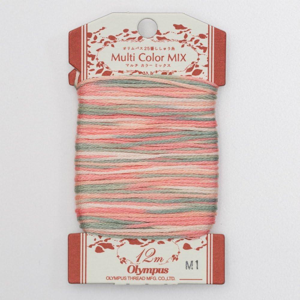 Olympus No. 25 Embroidery Thread Multi-Color Mix M1