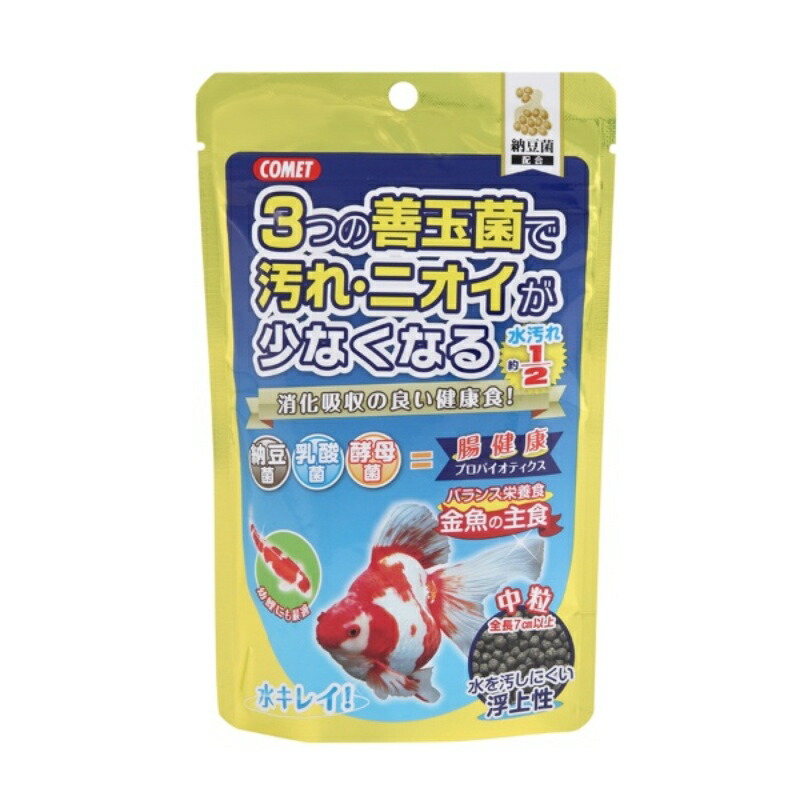 Itosui Comet Goldfish Main Food Natto Bacteria Medium Grain 90g