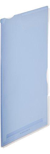 King Jim Super Hard Holder Transparent (With Gusset) A4 758T Blue