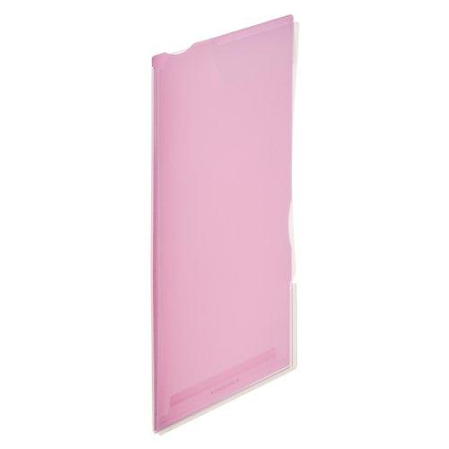King Jim Super Hard Holder Transparent (With Gusset) A4 758T Red
