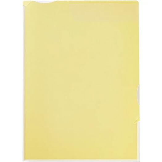 King Jim Super Hard Holder (With Gusset) A4 Vertical Yellow CN758 Key