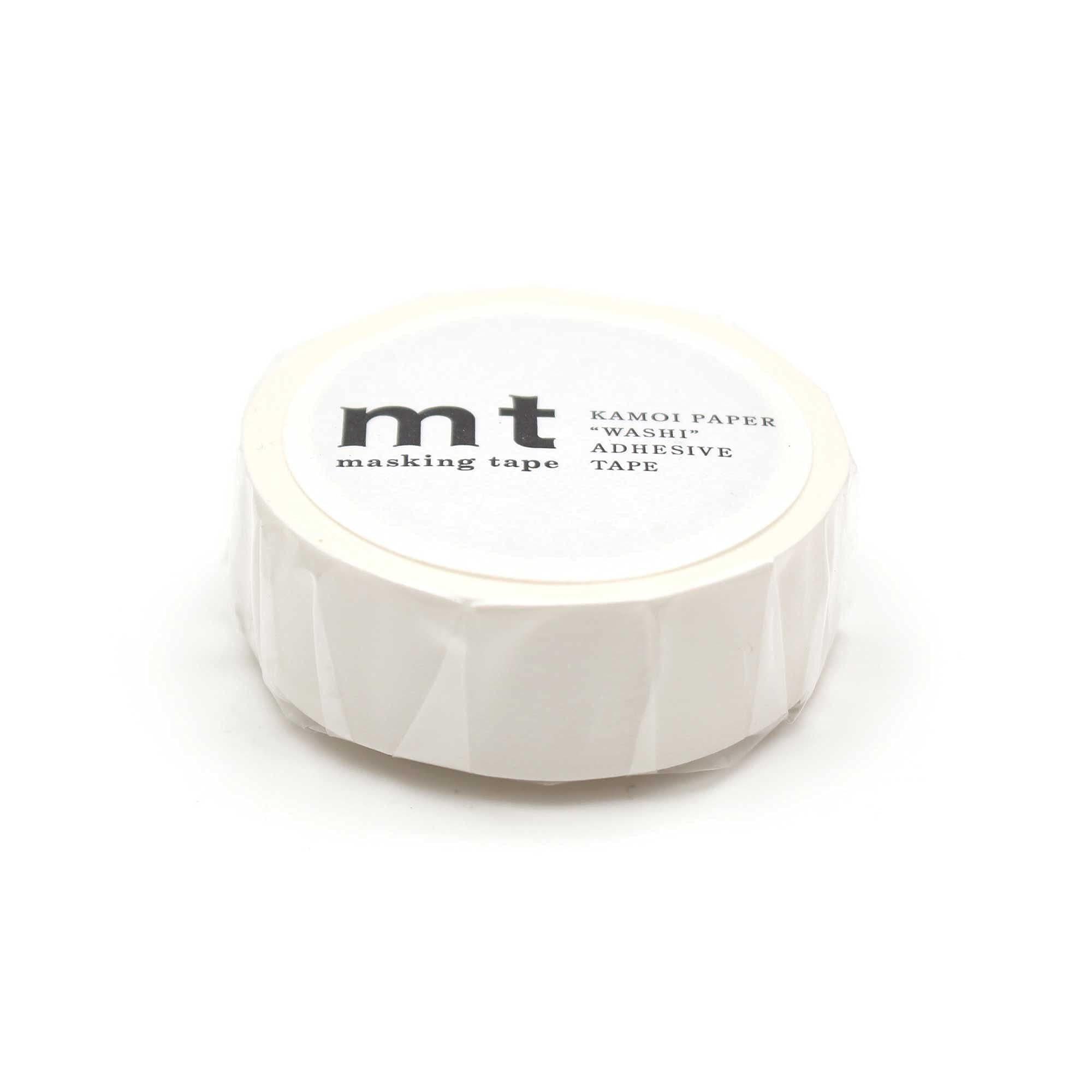 Kamo-i mt Masking Tape MT01P208R Matte White│Seal Masking Tape