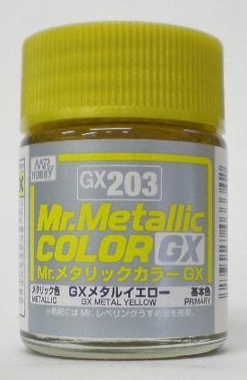Mr. Metallic Color GX203 GX Metal Yellow