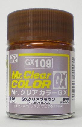 Mr. Clear Color GX109 GX Clear Brown