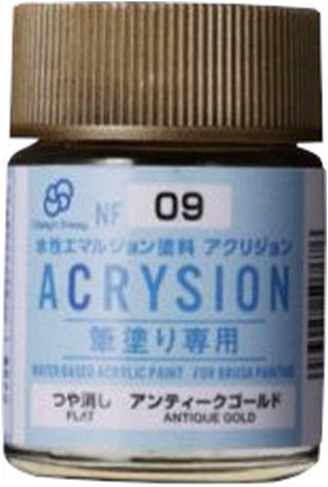 GSI Creos Classy & Dressy Water-Based Color Acrylon Brush-On Only Antique Gold 18ml Model Paint NF09