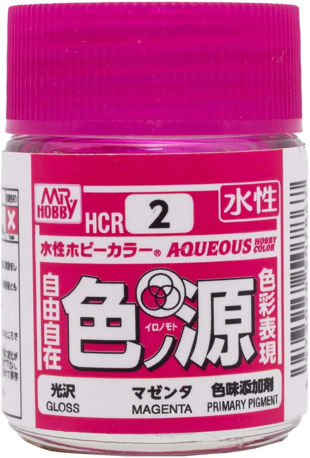 GSI Creos GSI Creos New Water-Based Hobby Color Color Source Magenta 18ml Model Paint HCR2