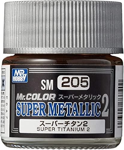 GSI Creos Mr. Color Super Metallic 2 Super Titanium 2 10ml Model Paint SM205