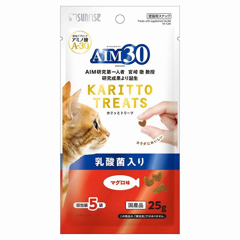 AIM30 Crispy Treats Tuna Flavor with Probiotics 5g × 5 bags