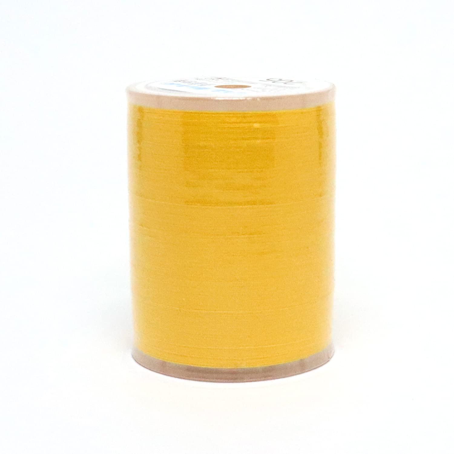 Nihon Himo Button Home Sewing Machine Thread No. 60 700m Spool Natural Yellow DKS24-205