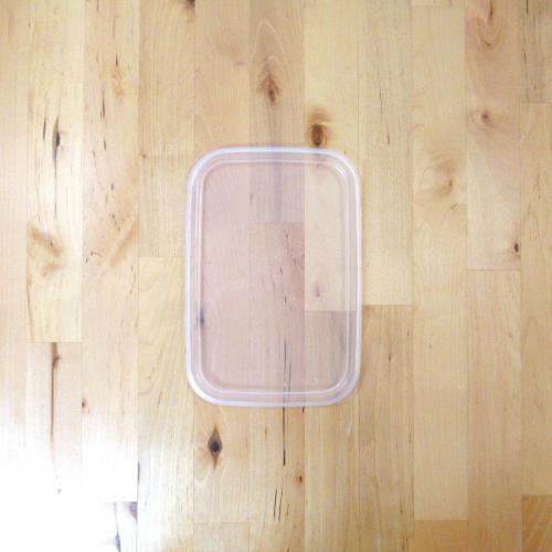 Nodahoro Enamelware Storage Container Lid Only Seal Lid Rectangular Deep Type M Size White Series Made in Japan SFF-M