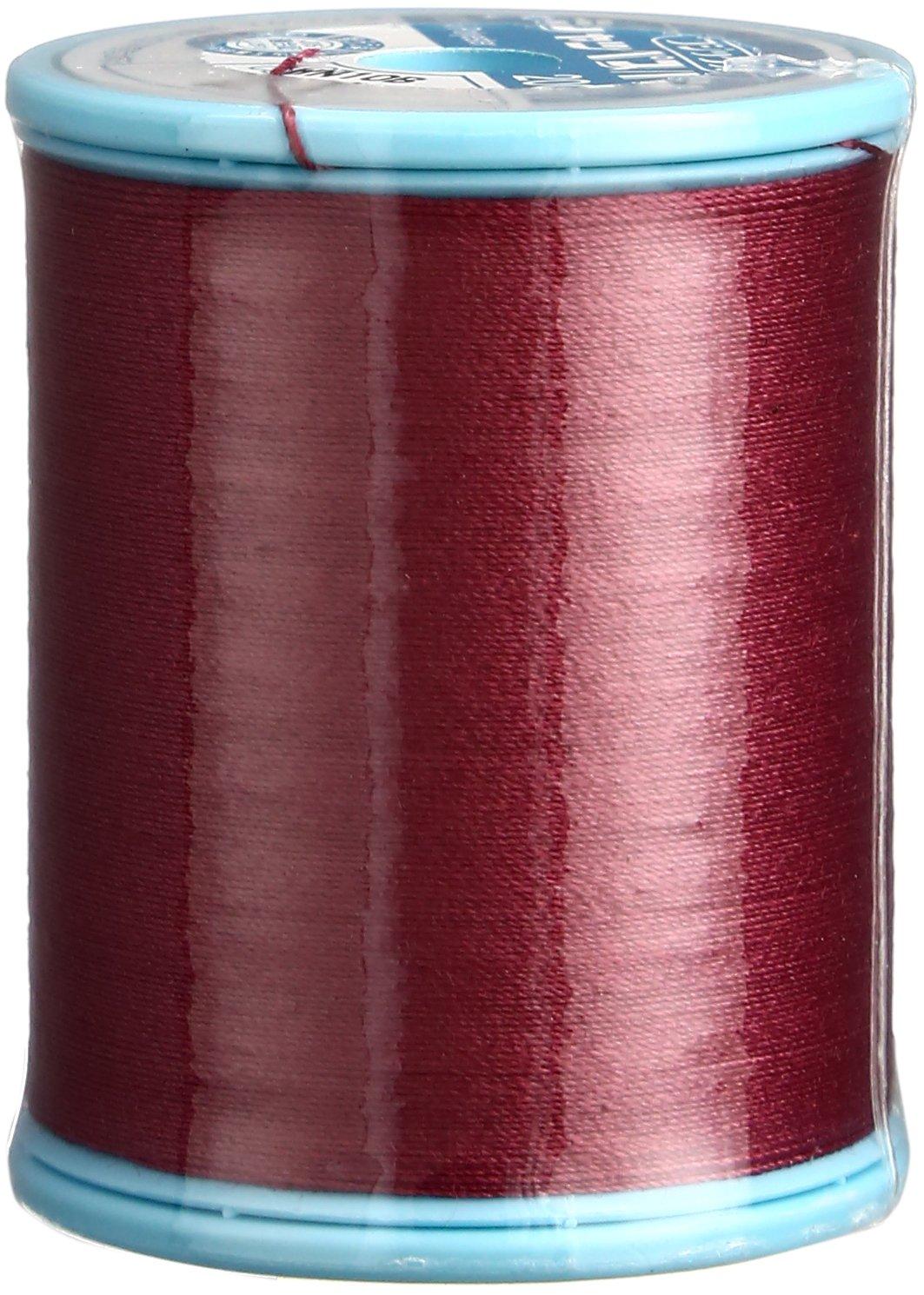 FUJIX Shappespan Standard Weight Sewing Thread No. 60 200m Spool #21 Red-Purple F56