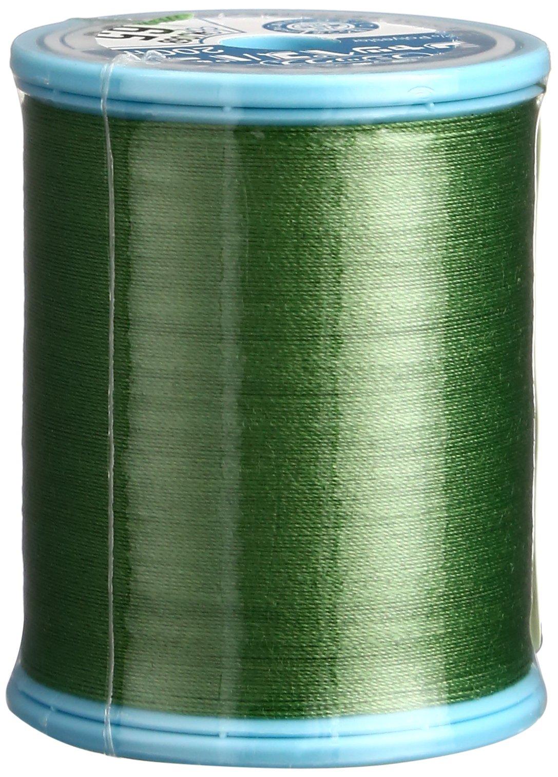 FUJIX Shappespan Sewing Thread for Regular Fabrics, Thickness 60, 200m Spool #65 Green F56