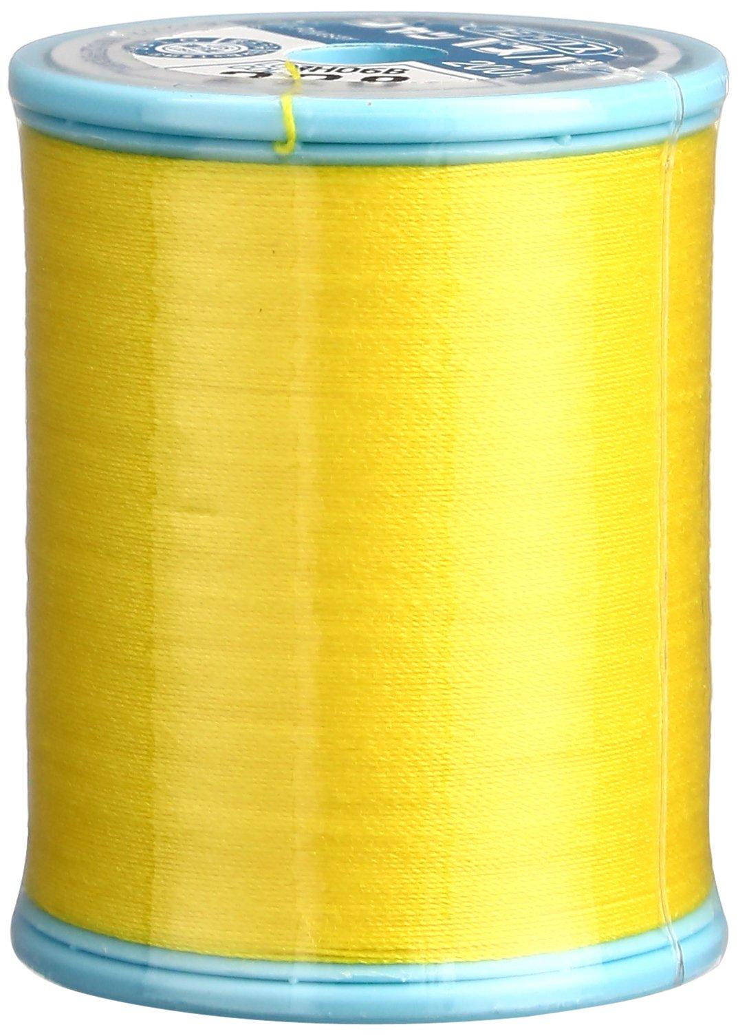 FUJIX Shappespan Standard Weight Sewing Thread No. 60 200m Spool #228 Yellow Series F56