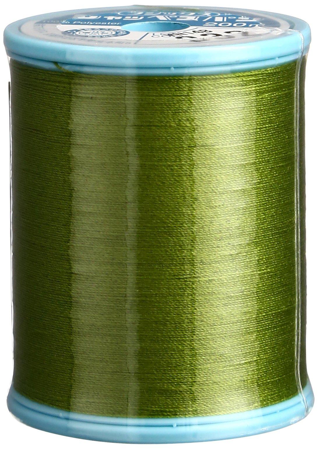 FUJIX Shappespan Sewing Thread for Regular Fabrics, Thickness 60, 200m Spool #332 Green F56