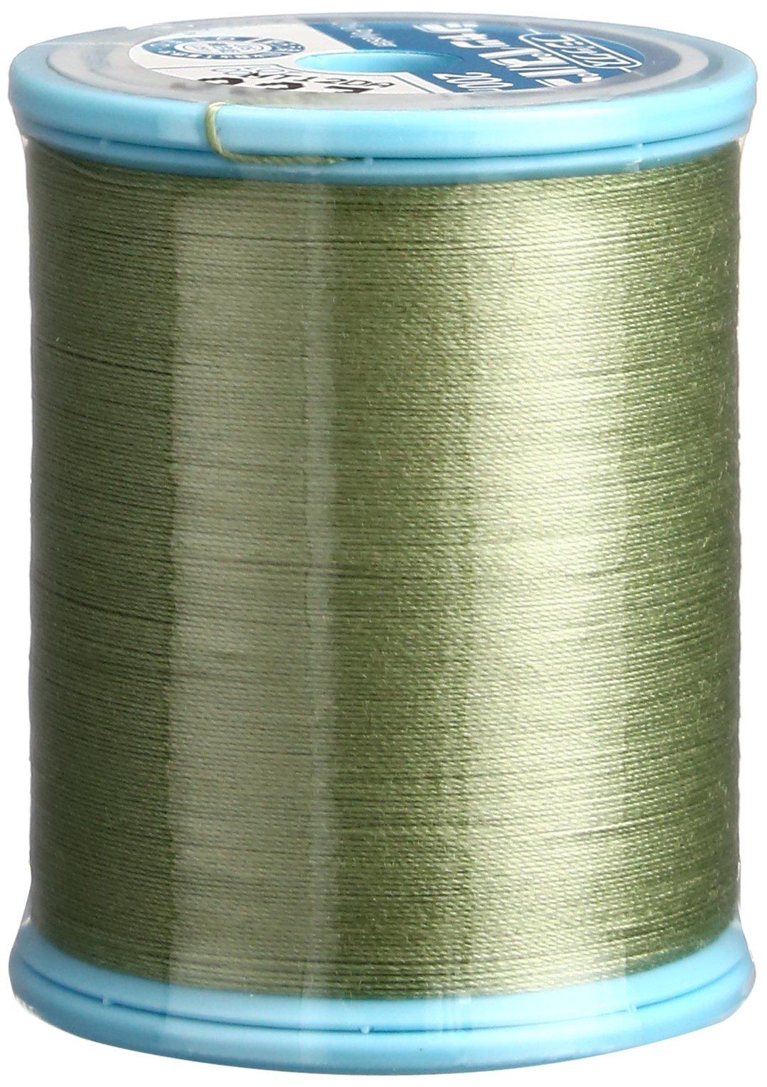 FUJIX Shappespan Sewing Thread for Regular Fabrics, Thickness 60, 200m Spool #337 Green F56