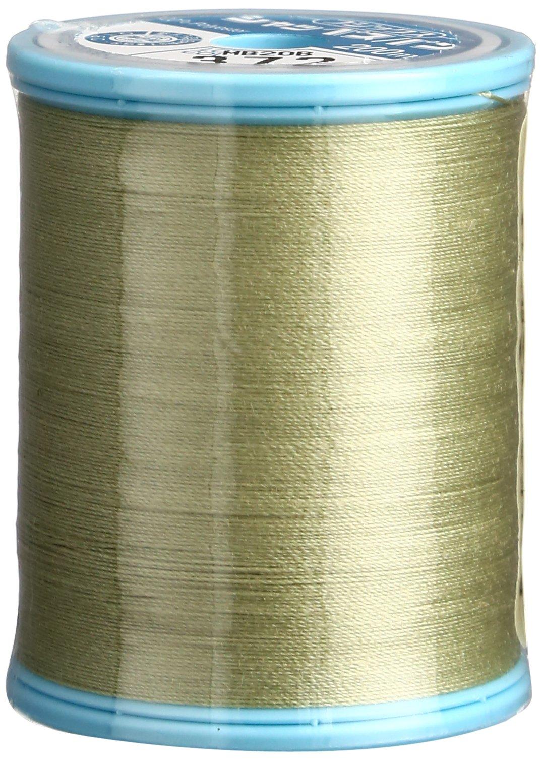 FUJIX Shappespan Sewing Thread for Regular Fabrics, Thickness 60, 200m Spool #372 Green F56