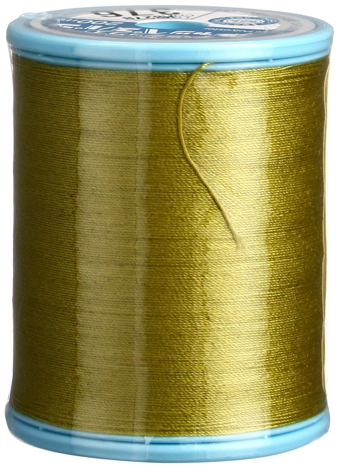 FUJIX Shappespan Sewing Thread for Regular Fabrics, Thickness 60, 200m Spool #376 Green F56