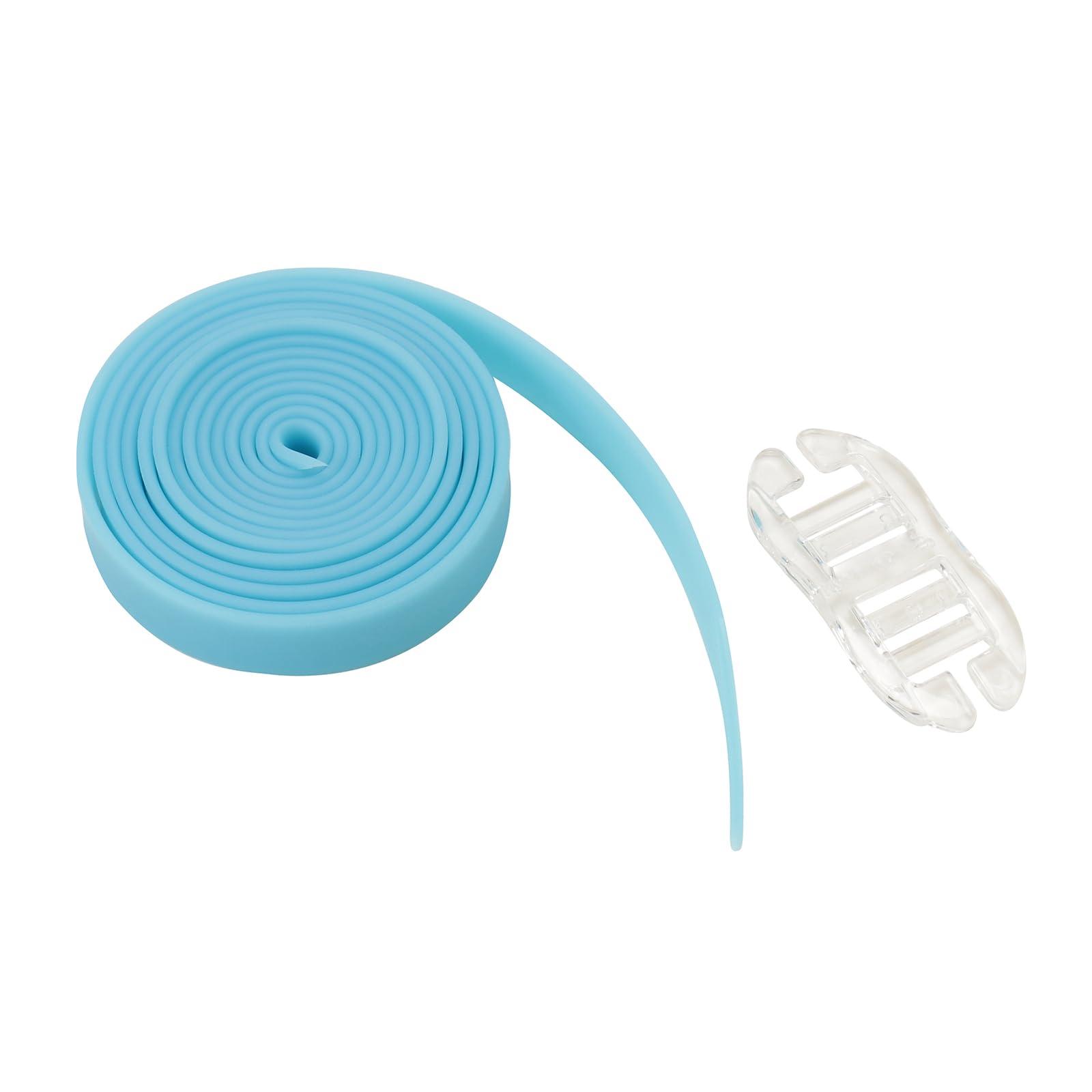 [View] Swimming Goggles Plain Strap Made in Japan Custom Spare Belt Light Blue VB120H LBL