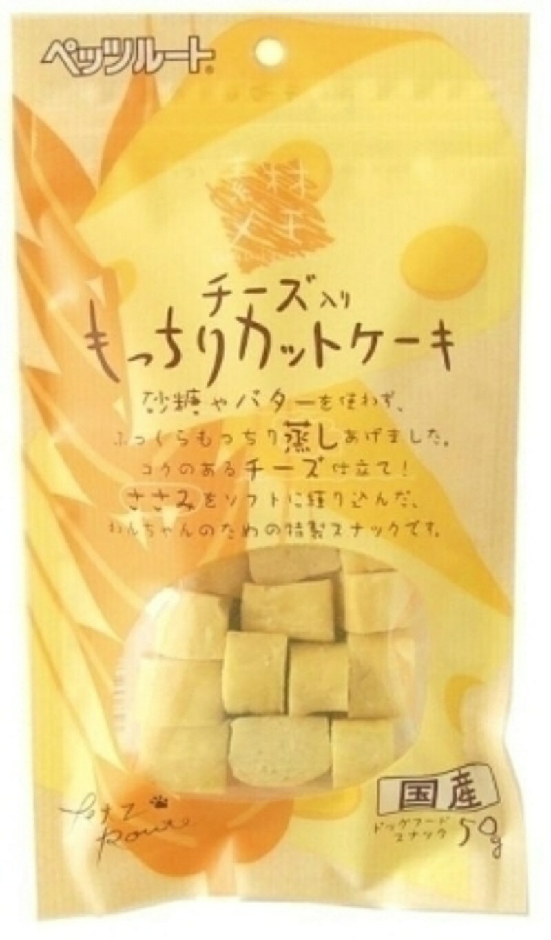 Petz Route Ingredient Notes Cheese-Filled Chewy Cut Cake 50g