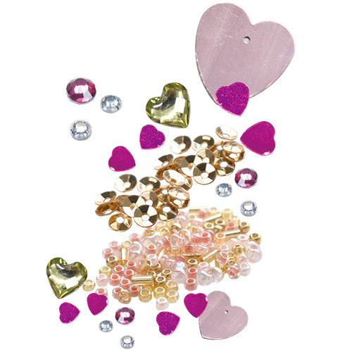 MIYUKI Craft Kit Deco Beads Mix Value Pack Assortment Love No.2