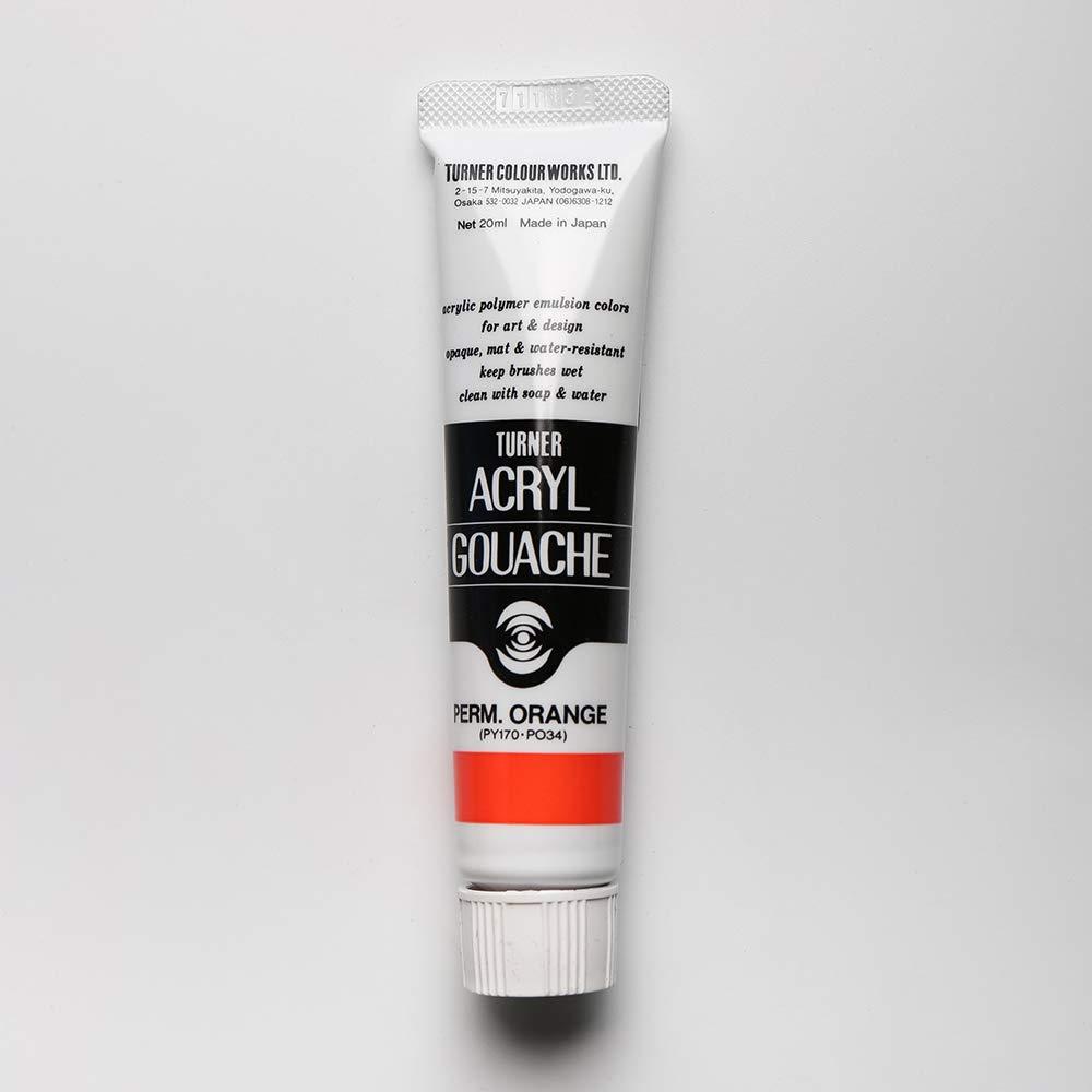 Turner Color Acrylic Gouache Permanent Orange AG020014 20ml (No. 6)