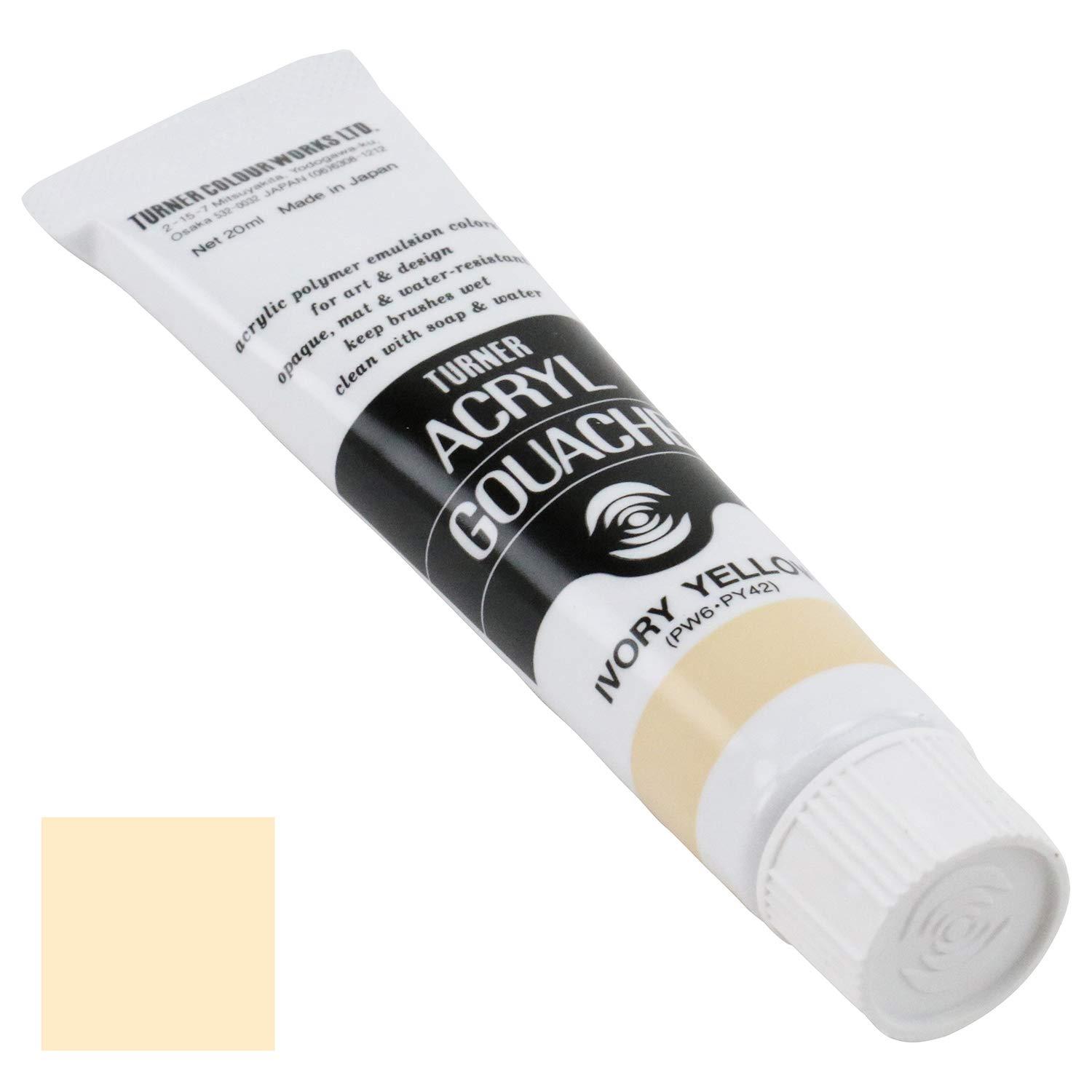 Turner Color Acrylic Gouache Ivory Yellow AG020135 20ml (No. 6)