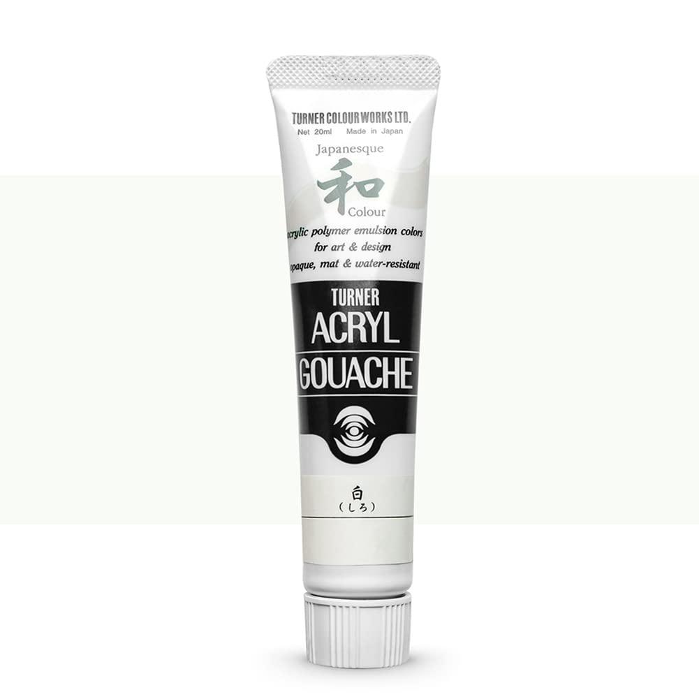 Turner Color Acrylic Gouache Japanesque Color White AG020301 20ml (No. 6)