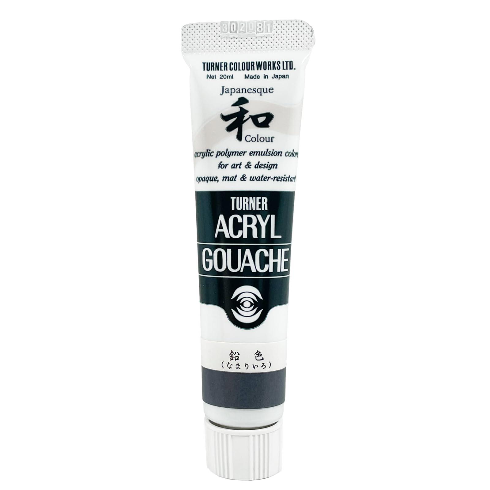 Turner Color Acrylic Gouache Japanesque Color Lead Gray AG020303 20ml (No. 6)