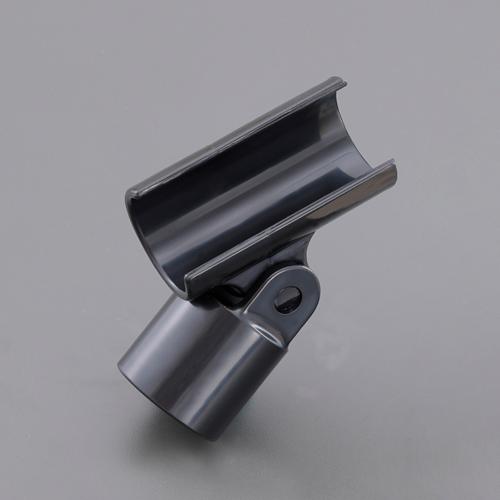 [Pipe Rack Use] 2-Way Plastic Joint (Black)